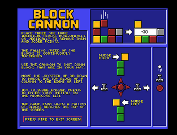 Block Cannon (Amiga) Image