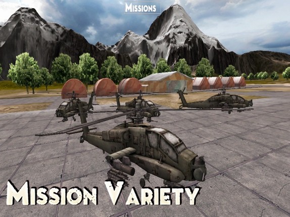 Boeing AH-64 Apache Longbow - Combat Gunship Helicopter Simulator of Infinite Tanks Hunter screenshot
