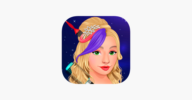 Colorful Hair Salon Game Cover