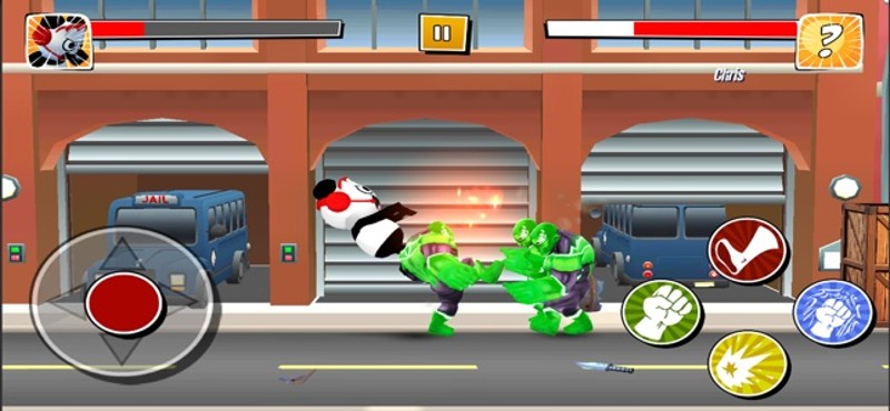 Combo Street Fight Panda screenshot
