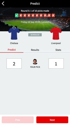 FourFourTwo Pick & Predict screenshot