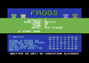 FROGS (C64) Image