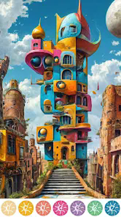 Surreal Color Paint By Number screenshot