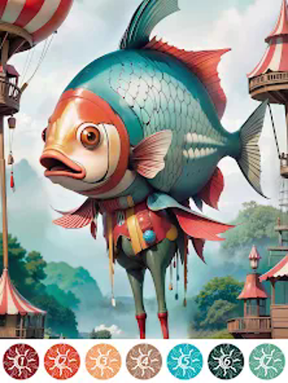 Surreal Color Paint By Number screenshot