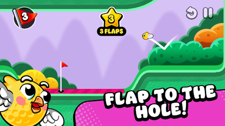 Super Flappy Golf screenshot
