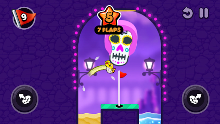 Super Flappy Golf screenshot