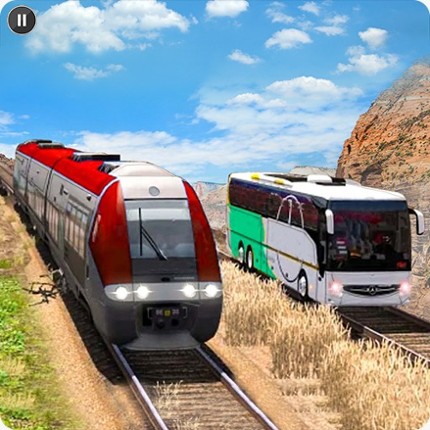 Train Racing 3d- Bus Vs Train Image