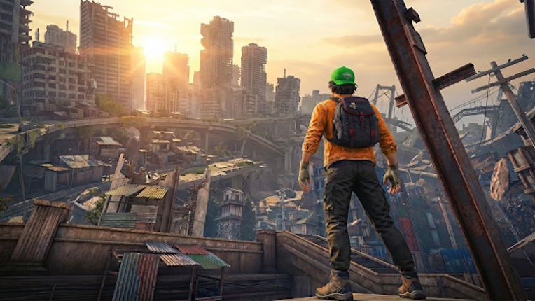 Going Up Rooftop Sky Parkour Image