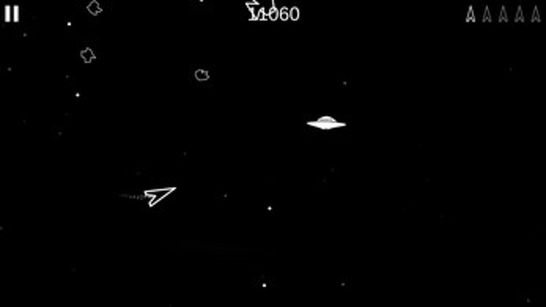 Asteroids - Unity Retro Game With AdMob ads Image