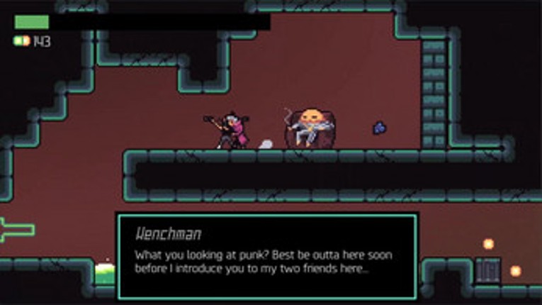 Cyberpunk Metroidvania screenshot