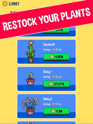 Kawaii Plants - Merge Tycoon screenshot