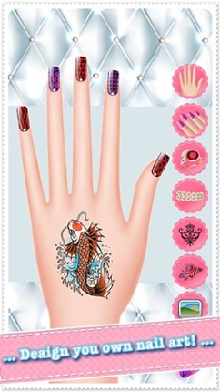 Nail Salon Spa - dress up and makeover games play free tattoo &amp; makeup girls screenshot