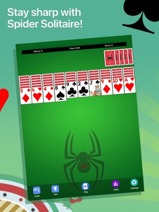 Spider Solitaire screenshot
