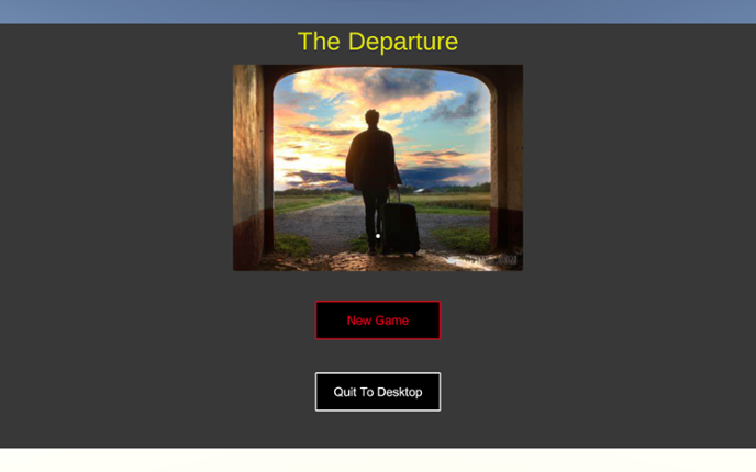 The Departure Game Cover