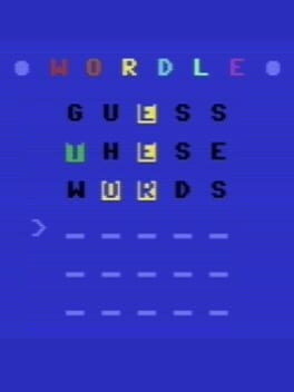 Games like Wordle for Commodore 64