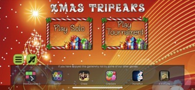 Xmas TriPeaks Card Solitaire Image