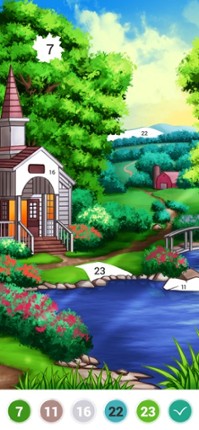 Art Number Coloring Book Image