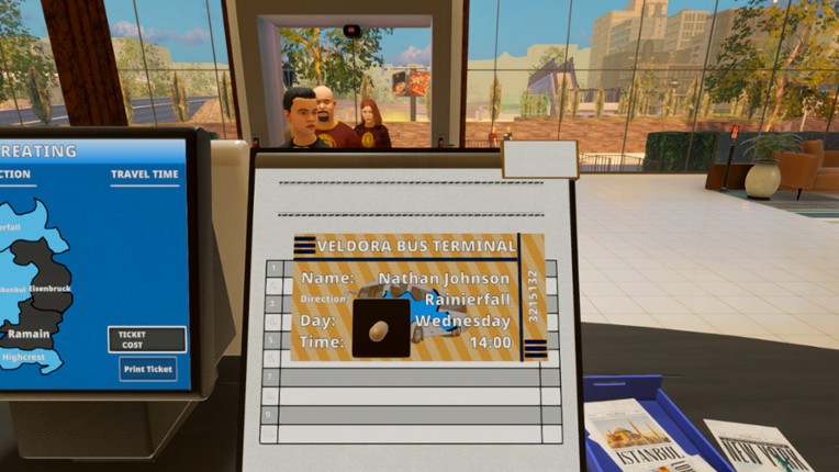 Bus Terminal Simulator Image