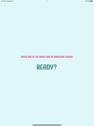 Eye test - color vision screenshot