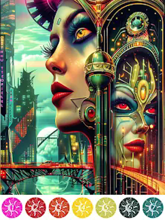 Surreal Color Paint By Number screenshot