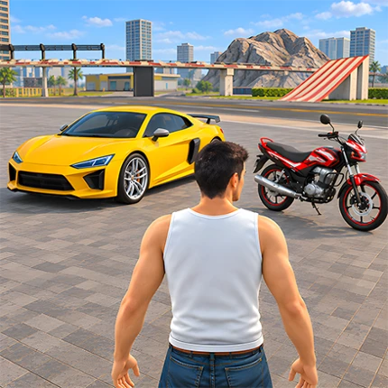 Open World Vehicles Game 3D Image