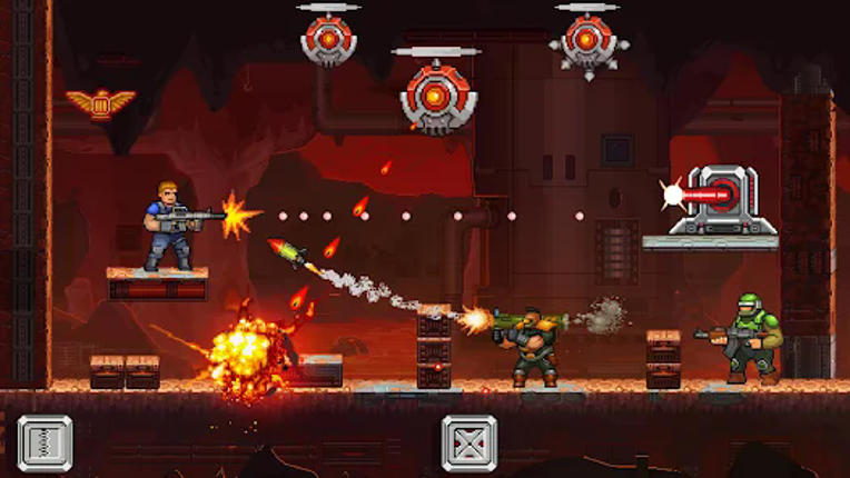 Gun Force Side-scrolling Game screenshot