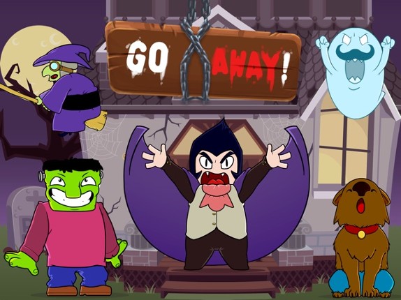 Go Away! The Haunted Mansion with Funny Monsters screenshot