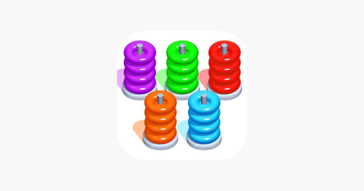 Games like Hoop Stack Puzzle - Sort Color