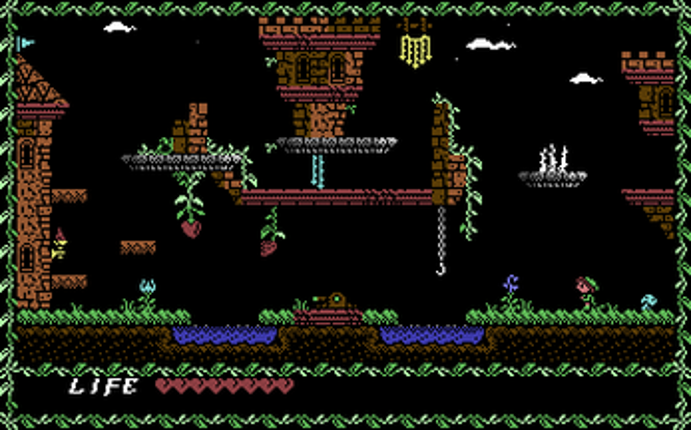 Nixy and the Seeds of Doom (Commodore 64) screenshot