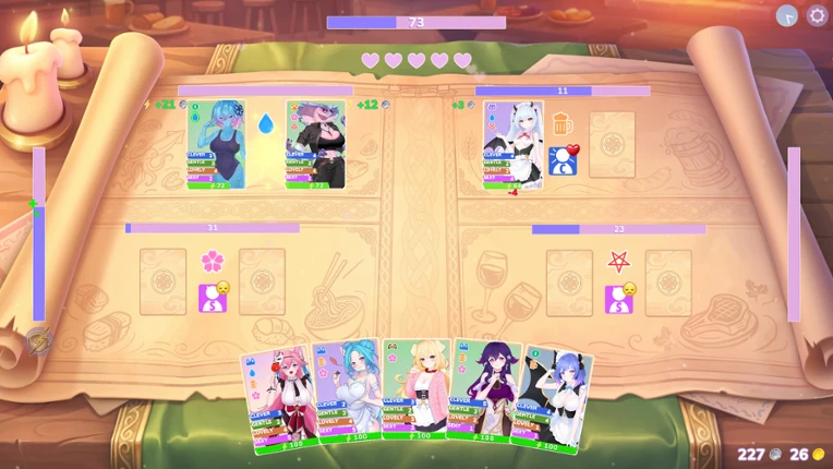 Shuffle Waifu Cafe screenshot
