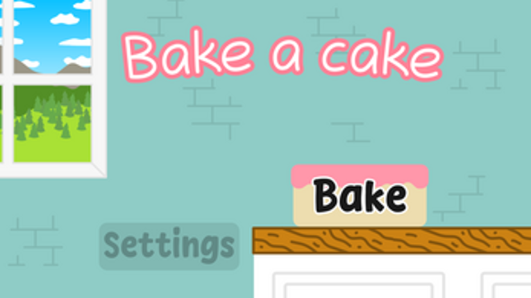 Bake a cake Image