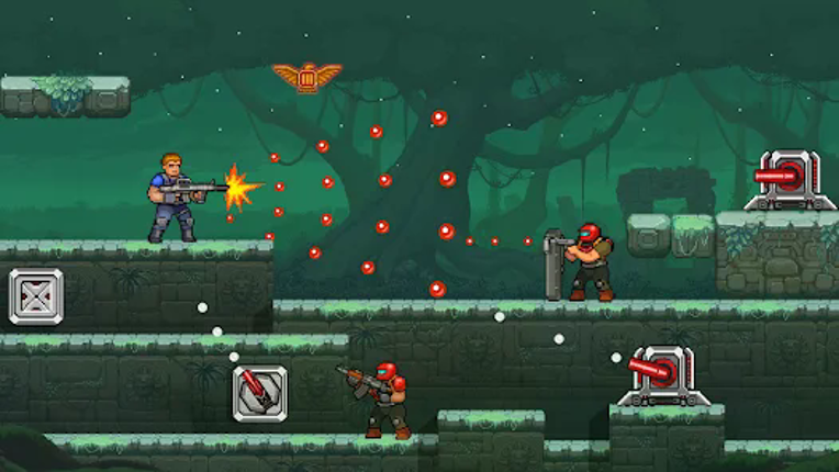 Gun Force Side-scrolling Game screenshot