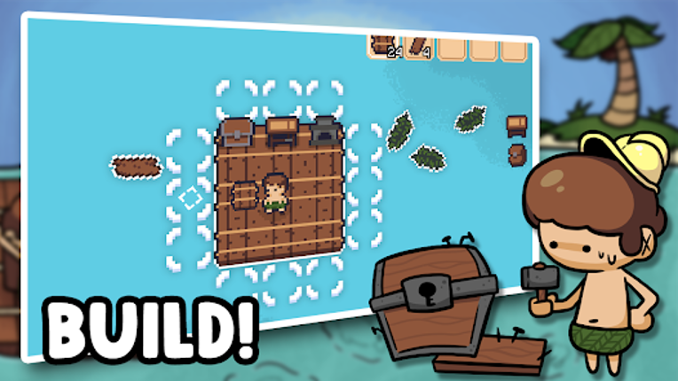 Stranded on a Raft screenshot