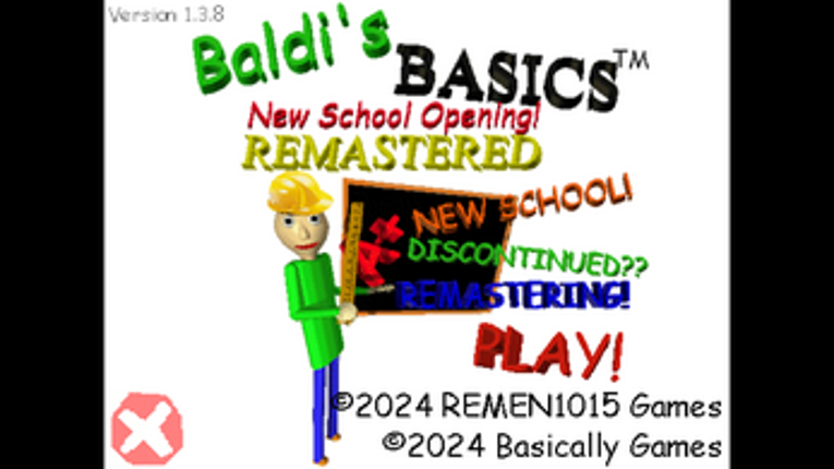 Baldi's Basics New School Opening Remastered! screenshot