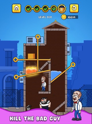 Home Pin - Hero Rescue screenshot