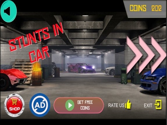 Mega Ramp Car Stunt Game screenshot