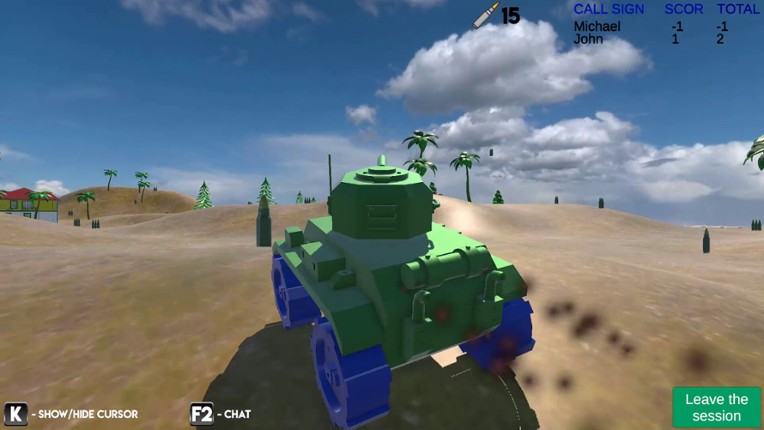 Tanks online screenshot