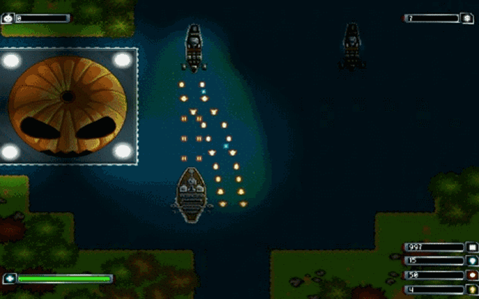 Warships On The Halloween Night screenshot