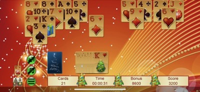 Xmas TriPeaks Card Solitaire Image