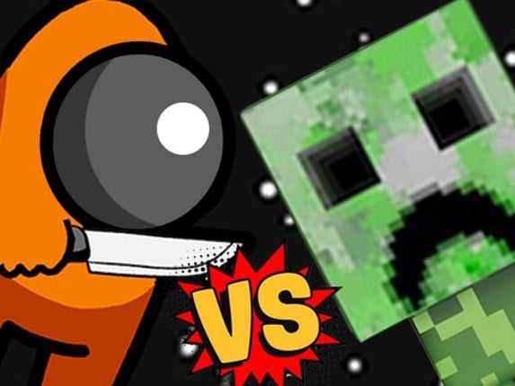 Among vs Creeper Fight Image