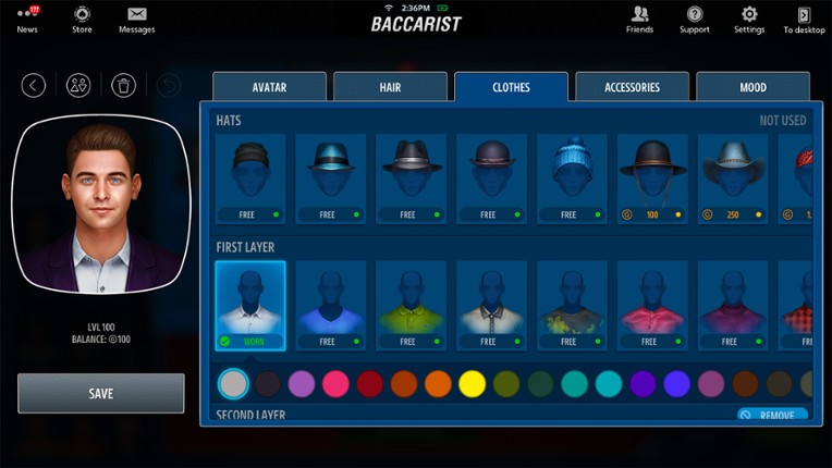 Baccarat online: Baccarist screenshot