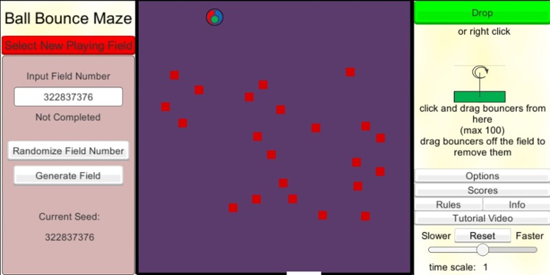 Ball Bounce Maze screenshot