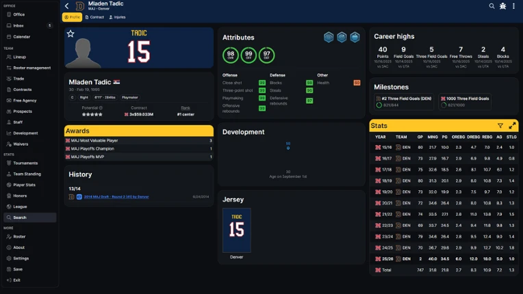 Basketball Legacy Manager 27 screenshot