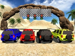 Desert Driving: Offroad Luxury Prado 3D Image