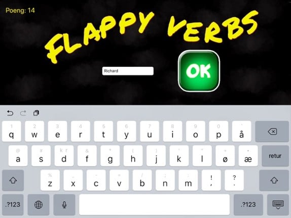 Flappy verb screenshot