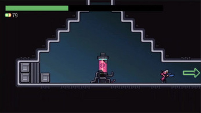 Cyberpunk Metroidvania screenshot