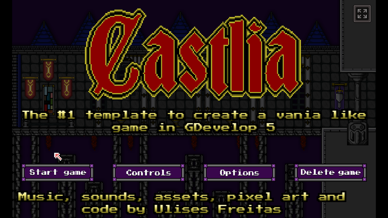 Games like GDevelop - Castlia - Castlevania template GDevelop 5