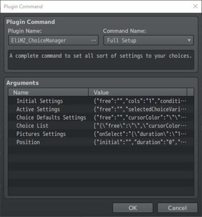 Hakuen Studio Choice Manager for RPG Maker MV MZ screenshot