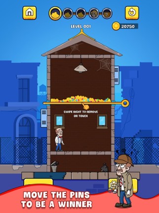 Home Pin - Hero Rescue screenshot