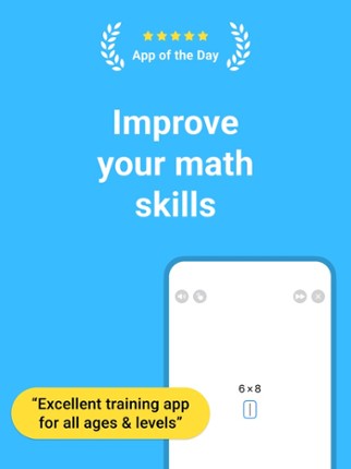 Mental Math App &amp; Times Tables Image